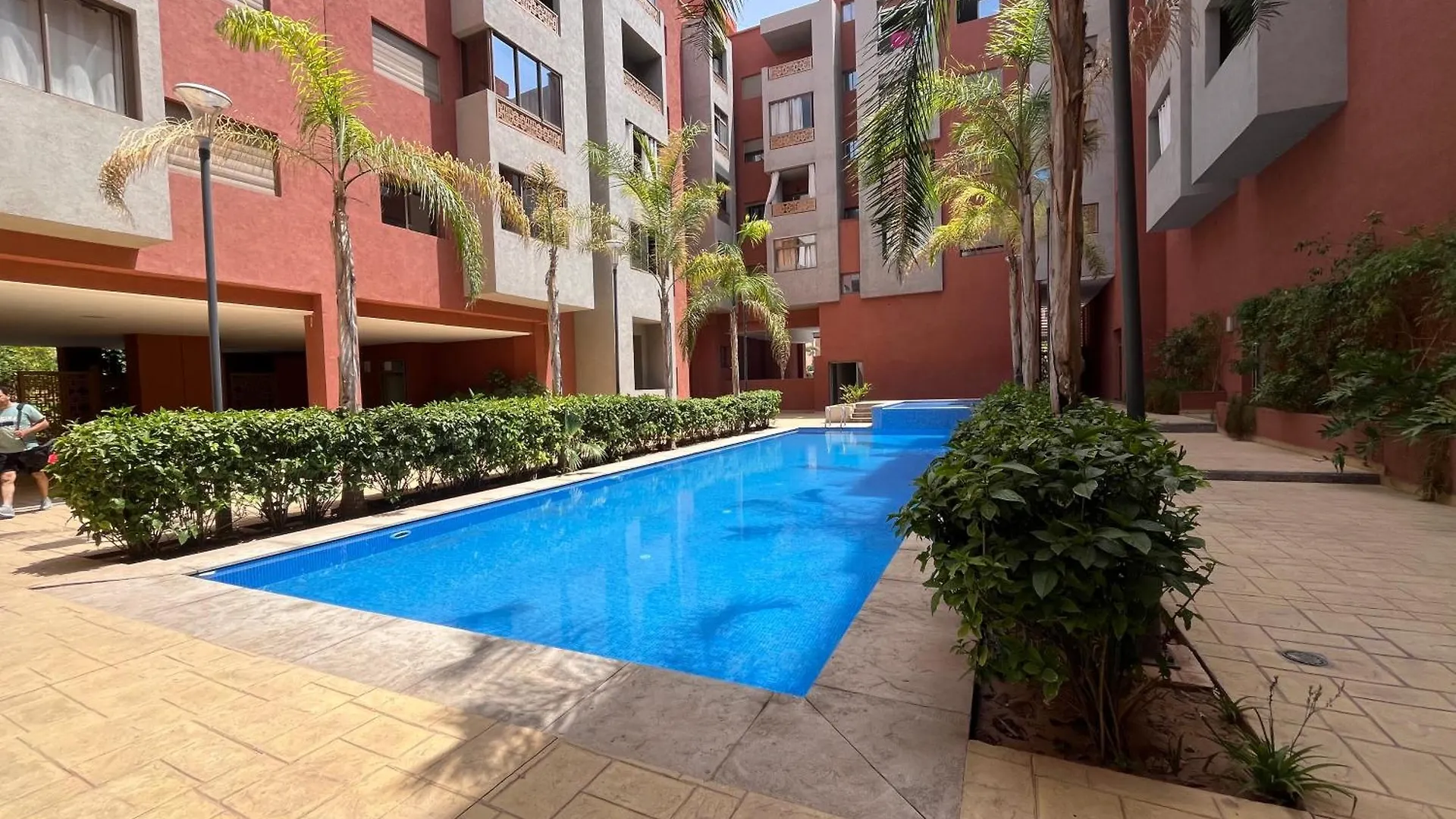 アパート Asama Appartement Avec Piscine Et Terrasse, Proche Du Centre マラケシュ