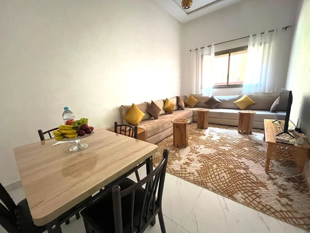 Asama Appartement Avec Piscine Et Terrasse, Proche Du Centre 마라케시 아파트